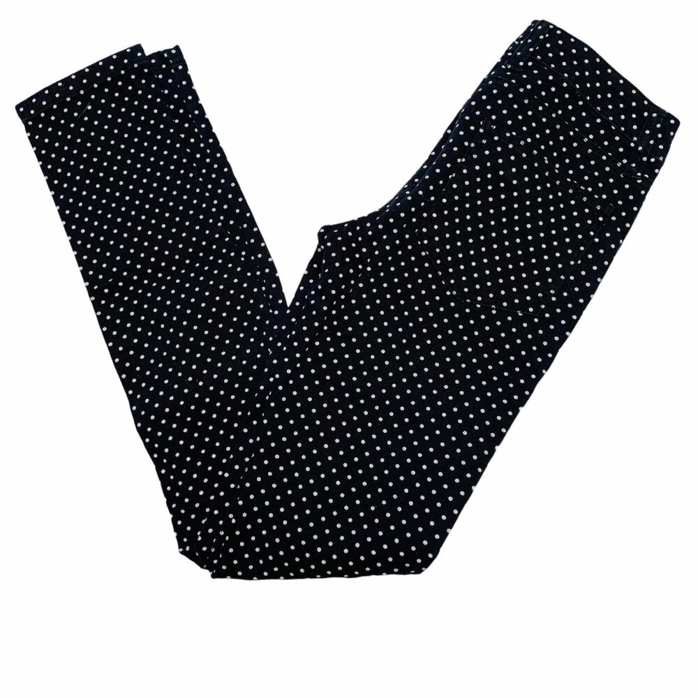ASOS Black White Polka Dot Skinny Jeans